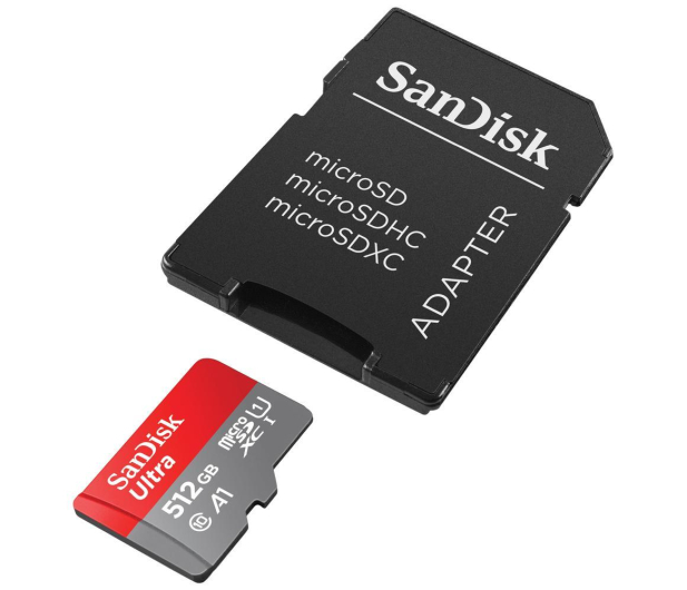 SANDISK Ultra 512GB 150MB/s microSDXC + SD - 1077526 - zdjęcie 3